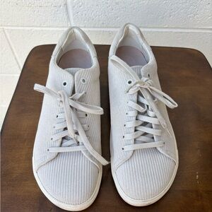 Birkenstock Cream Ribbed Sneakers